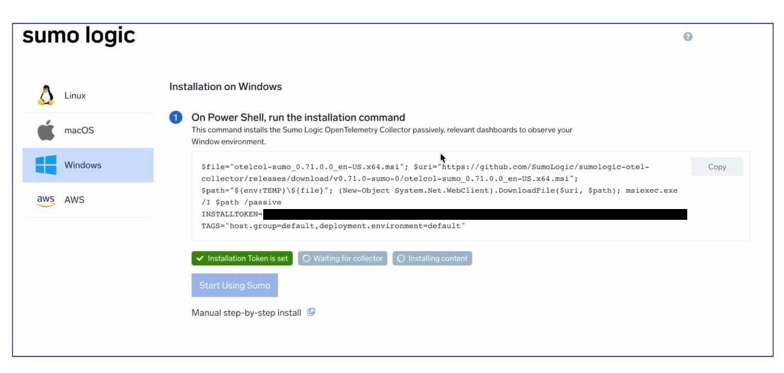Installation on Windows
