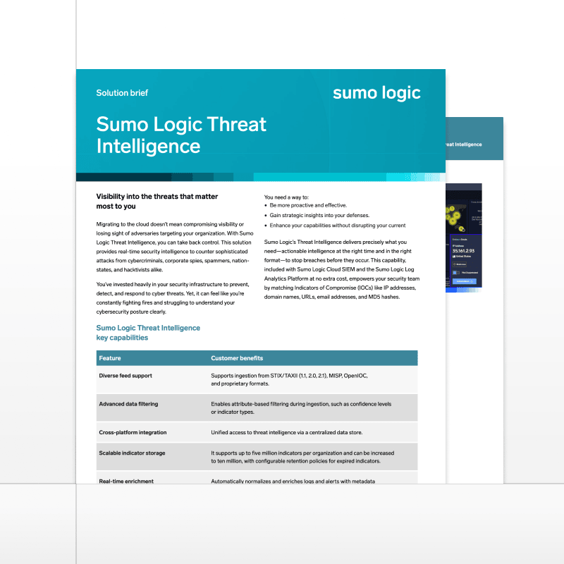 thumb Sumo Logic Threat IntelligenceLP Thumbnail 400x400 1